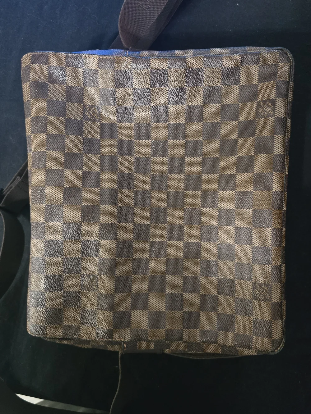 Louis Vuitton Damier Ebene Canvas Messenger Bag